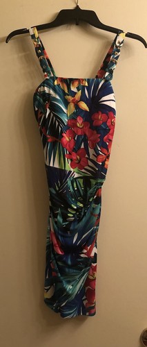 Cache floral palms faux wrap - floral,
