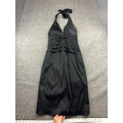 Cache black satin ruched - black,