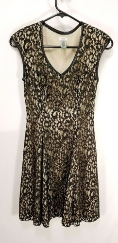 Cache dress size black - cache, gold