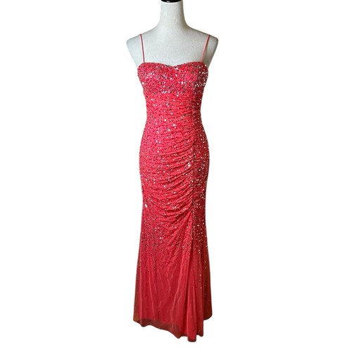 Cache pink ruched - pink, sequin